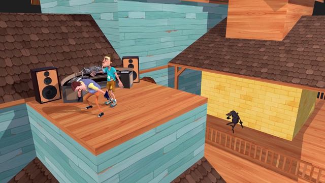 Привет Сосед что делают главные герои вселенной Hello Neighbor пока мы загружаем игру Привет Сосед