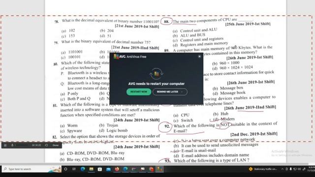 UGC-NET, PAPER-1, UNIT-8 (ICT OLD QUESTIONS By Surya Kant Dutta) - 12 смотреть онлайн