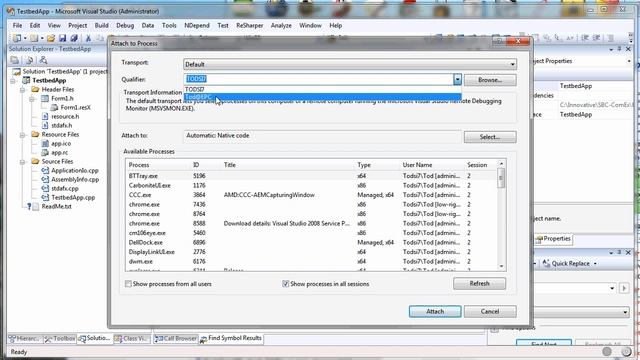 Remote Debugging with Visual Studio 2008 смотреть онлайн