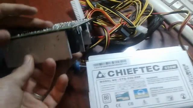 разборка БП chieftec 550W часть 2 смотреть онлайн
