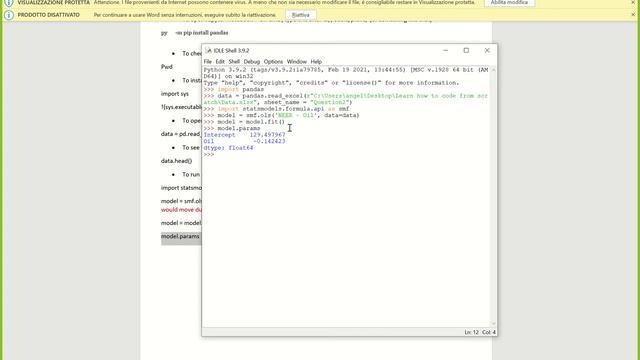 How to run a regression with statsmodels.ols | Python смотреть онлайн