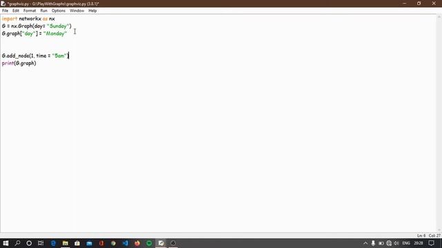Adding and Modifying Attributes To The Graph, Nodes and Edges | NetworkX Tutorial For Beginners смотреть онлайн