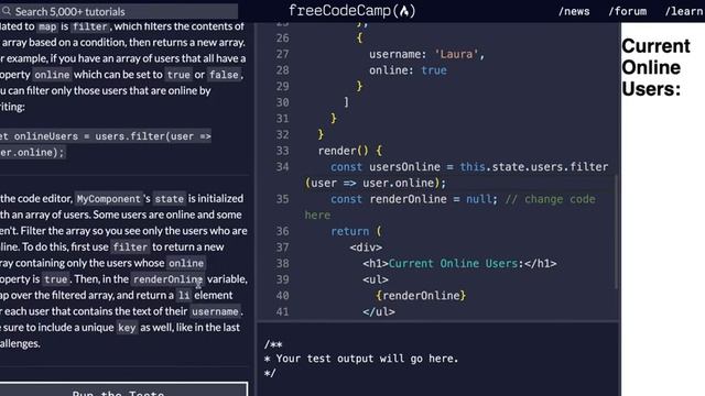 Free Code Camp - Use Array.filter() to Dynamically Filter an ArrayPassed - SOLUTION !!! смотреть онлайн