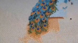 Как закрепить нить при вышивке полукрестом без доступа к изнанке