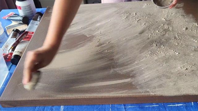 Бесплатный мастер-класс! Рисуем современную интерьерную картину, подходит для начинающих. смотреть онлайн