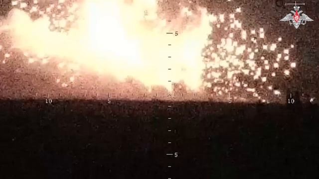 Уничтожение склада боеприпасов ВСУ в районе н.п Киселёвка Херсонской области. смотреть онлайн