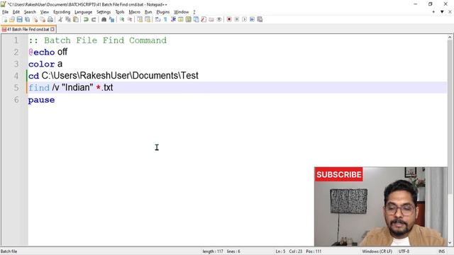 Batch File Find | Batch file to Find Text in Multiple Files смотреть онлайн