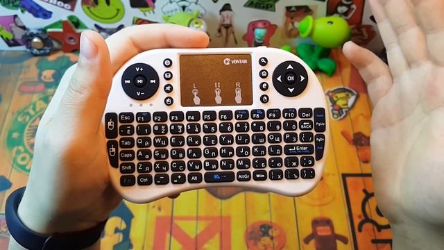 КЛАВИАТУРА ДЛЯ SMART TV BOX. ФИРМЕННЫЙ КИТАЙ VONTAR. смотреть онлайн