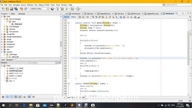 string stack java get specific string from stack смотреть онлайн