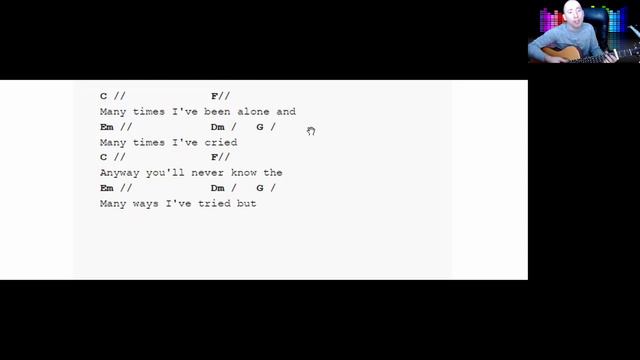 The Long And Winding Road. Learn Chords and Lyrics смотреть онлайн