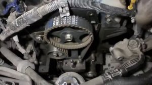 Hyundai Tucson 2005 г.  Замена ремня ГРМ ,сальников и помпы.