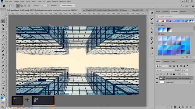 How to use Polygonal Lasso Tool in Photoshop in Sinhala смотреть онлайн