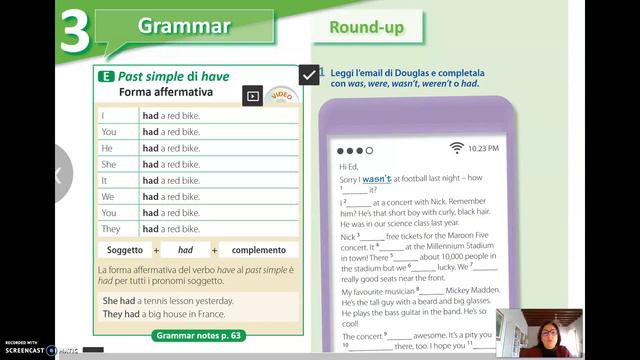 Classe 2F 1.Grammar: past simple di HAVE смотреть онлайн
