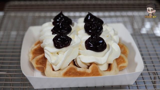 어썸와플 스페셜 / Awesome Waffle Special - Korean Street Food / 구미 봉곡동 어썸와플 смотреть онлайн