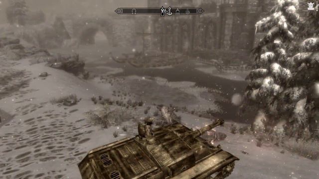 Skyrim: Driving a Dwemer Tank! смотреть онлайн