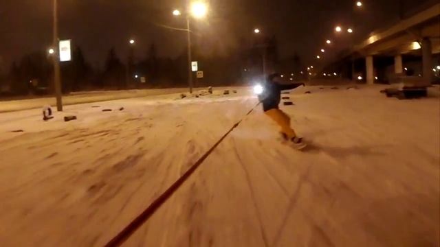 Наше первое видео где мы катаем на сноубордах по улицам Питера смотреть онлайн