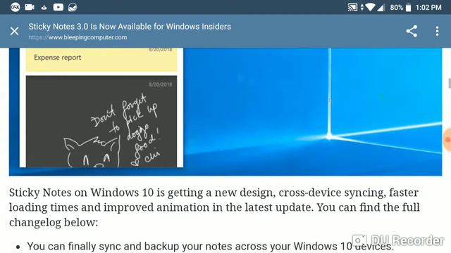 Novo Sticky Notes está disponível para download no Windows 10! смотреть онлайн