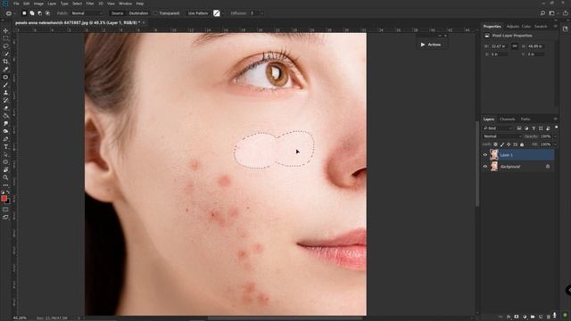 How To Remove Pimples Using Photoshop Tutorial | Hindi | Simple Language смотреть онлайн