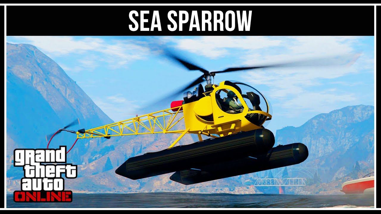 GTA Online: Sea Sparrow - конкурент Buzzard смотреть онлайн