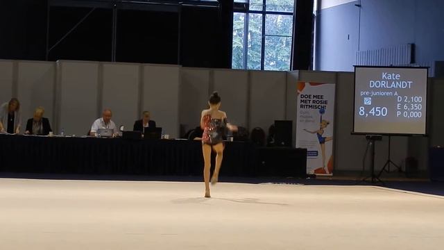 Luna Walsh - Ball, Dutch National Championship 20.06.2015, Pre-Juniors A, Fantastic Gymnastics смотреть онлайн