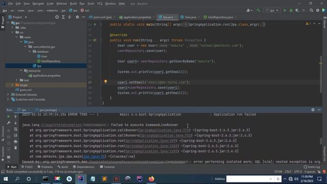 Failed to execute CommandLineRunner java.lang.IllegalStateException смотреть онлайн