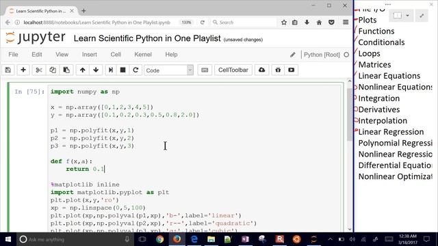 Regression and Differential Equations in Python смотреть онлайн