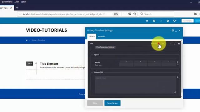 History Timeline element - XTRA WordPress Theme смотреть онлайн