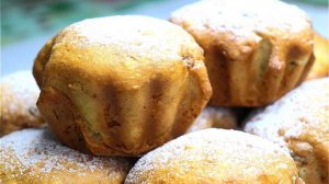 творожные кексы с изюмом, невероятно нежные и очень вкусные