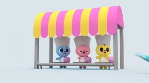 Learn colors with Miniforce | Buying and eating food | color play | Dinosaur | Mini-Pang TV 3D Play