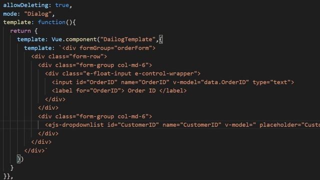 Customize Edit Dialog using Templates in Vue DataGrid смотреть онлайн