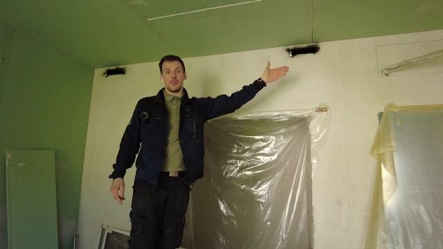 Приточная вентиляция в квартире 70 м кв. Minibox e650. Гибкие, зеленые воздуховоды смотреть онлайн