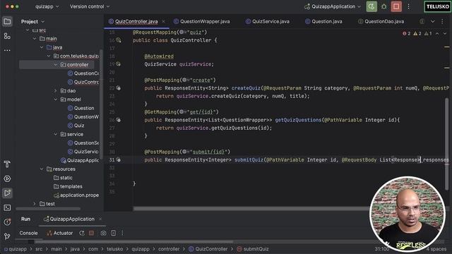 Quiz App Using Spring Boot #8 | Microservices Tutorial смотреть онлайн
