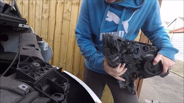 New Headlight In The Trafic.Bumper Removal Tips