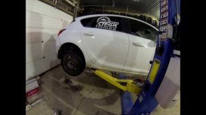 Замена передних стоек на opel astra J