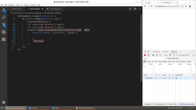 09.- Ajax con Jquery? de 0 a 100 [ Ajax envio de datos via post ] смотреть онлайн