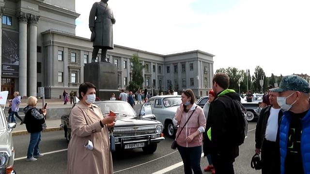 День города в Самаре. ЯРМАРКА на площади Куйбышева. 2021. Ретро автомобили на день города в Самаре. смотреть онлайн