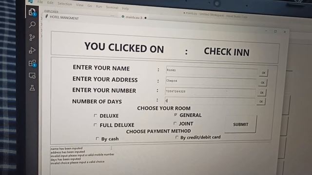 Hostel Management System using Python смотреть онлайн