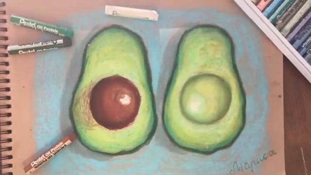 Draw avocado ? Как нарисовать ? ? авокадо смотреть онлайн