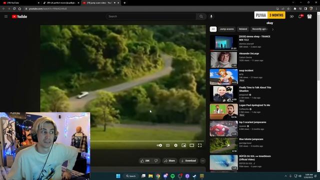 XQC GETS JUMPSCARED BY MOJANG MINECRAFT HEROBRINE! #shorts