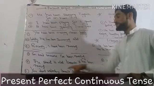 Present Perfect Continuous Tense . смотреть онлайн