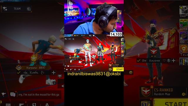 CS REGION TOP 1 PLAYER😱🔥 INDRO IS LIVE🥵😎 - FREE FIRE INDIA смотреть онлайн