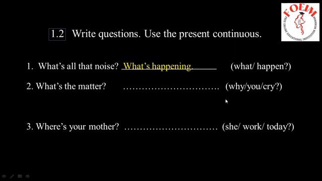 Present Continuous (Intermediate) смотреть онлайн