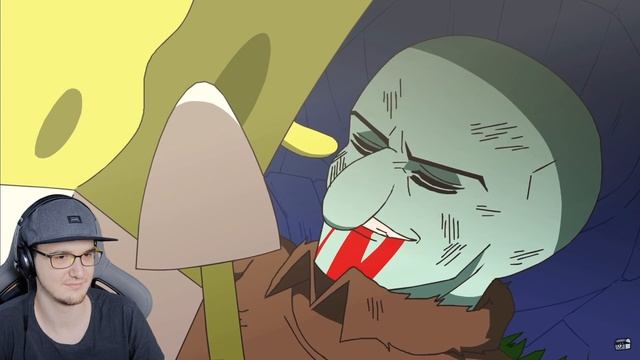 СЫЕНДУК ► ГУБКА БОБ: АНИМЕ - Suponjibobu Anime - Русская версия Спанч Боб | Реакция смотреть онлайн