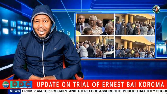 UPDATE ON TRIAL OF FORMER PRESIDENT ERNEST BAI KOROMA (ON BAIL WITH CONDITIONS) смотреть онлайн