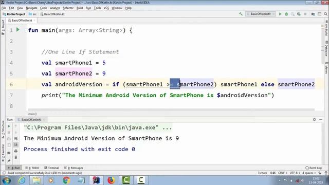 kotlin Tutorial for Android developers | How to implement if & when statement in one line смотреть онлайн