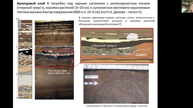 Понкратова И.Ю. "Стратиграфия многослойной стоянки Ушки V (полуостров Камчатка)" смотреть онлайн