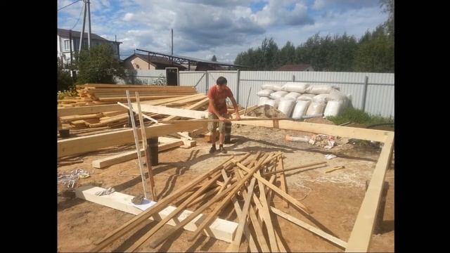 Строим каркасник за 30 дней и 650 тыс. Часть 1. Фундамент, полы, стены смотреть онлайн