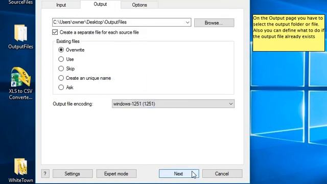 Excel to CSV Converter, video manual смотреть онлайн