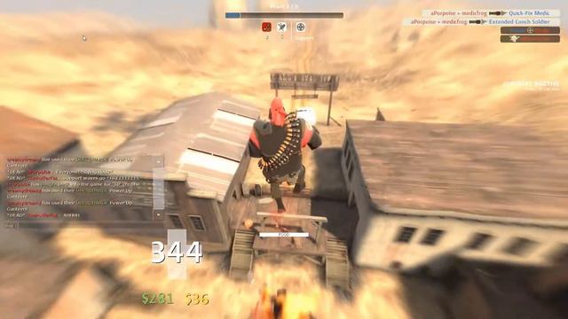 TF2: How to rocket jump as a heavy смотреть онлайн