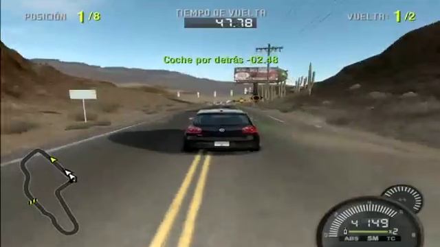 Need For Speed Pro Street GamePlay Spanish Geforce 9600GSO PNY смотреть онлайн